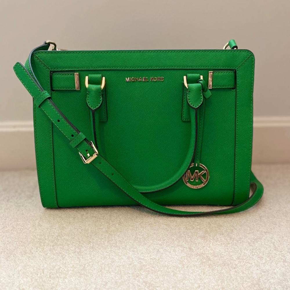 Michael Kors Dillion Green Satchel